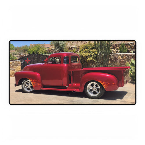 Desk Mat - 50's Hot Chile GMC Pickup